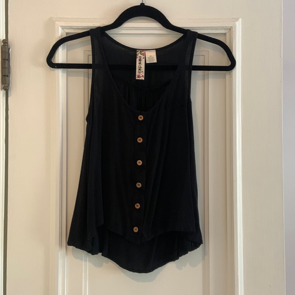 Urban Outfitters Cotton Button Down Tank Top